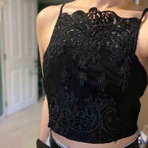 Black Crop Top